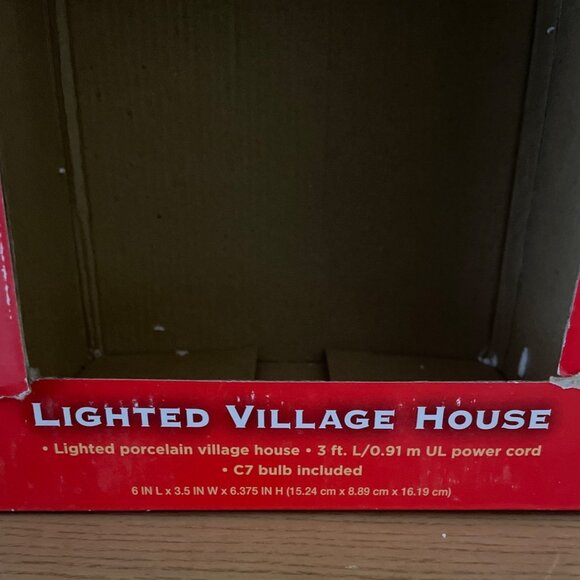Vtg Home for the Holidays 2 Story House Light-Up Ceramic Christmas Village Shop - Picture 9 of 9